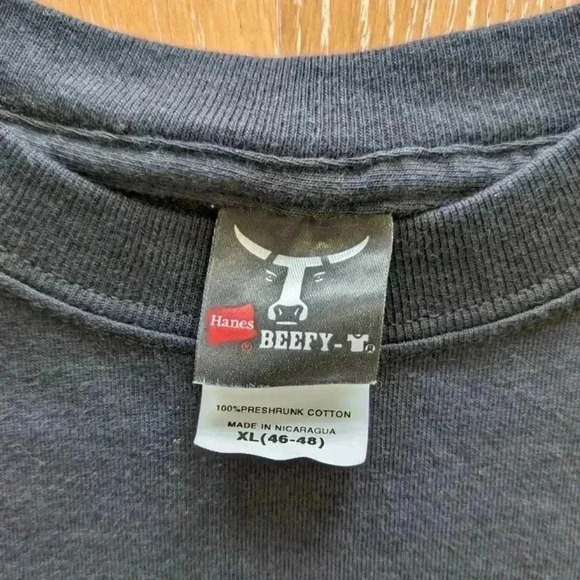 Apple Mac OS X Snow Leopard Hanes Black Promo T-Shirt Mens Size XL - Picture 3 of 9